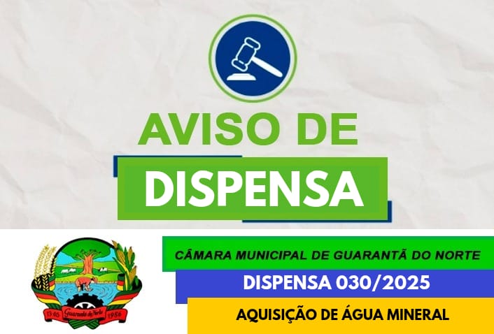 Aviso de Dispensa nº 030-2025