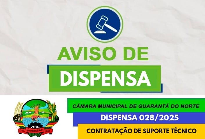 Aviso de Dispensa de Licitação nº 028-2025