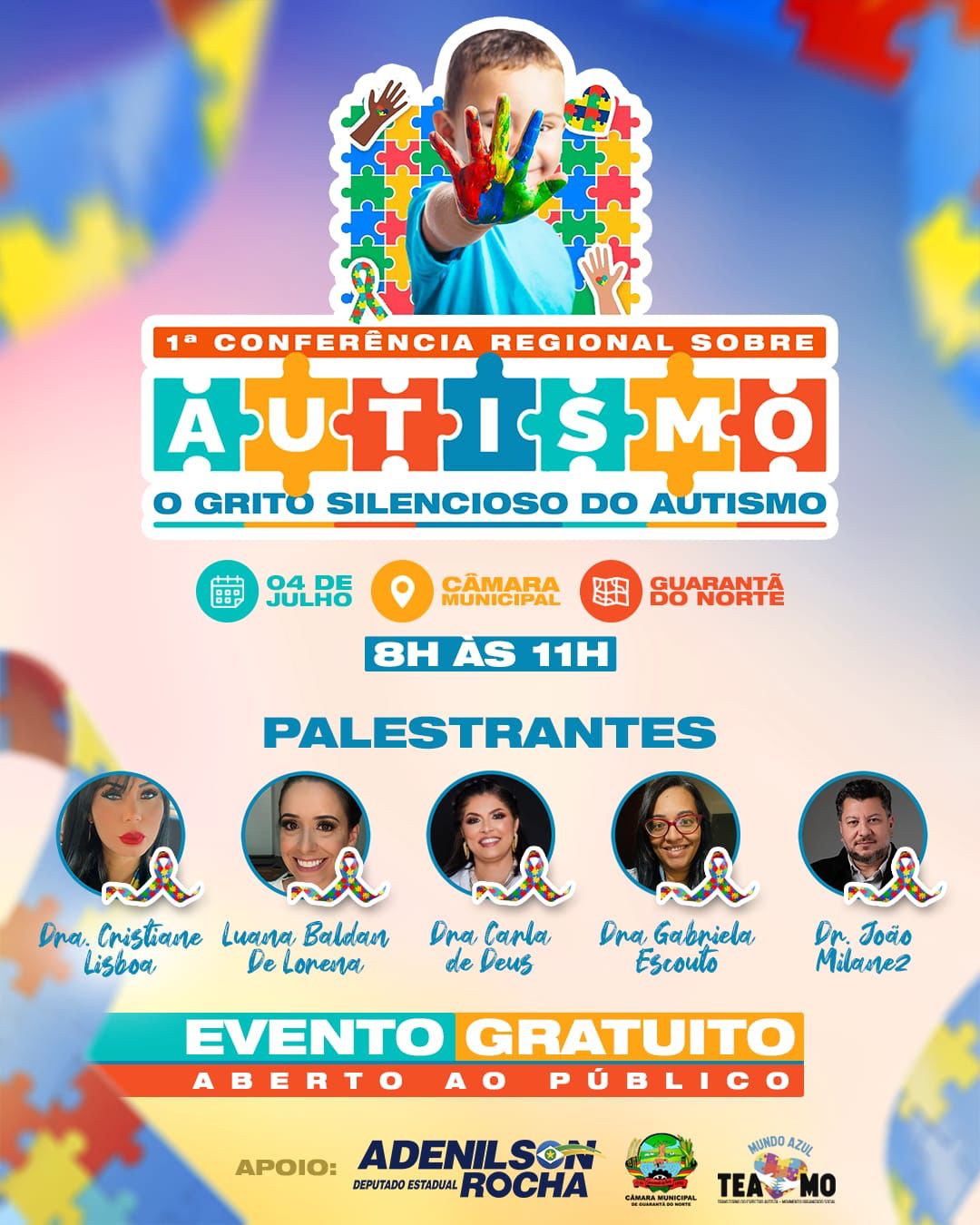 Câmara de Guarantã do Norte sedia 1ª Conferência Regional sobre Autismo