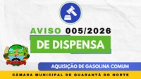 Aviso de Dispensa de Licitação nº 005-2026